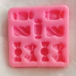 Pink Silicone Candy Mold